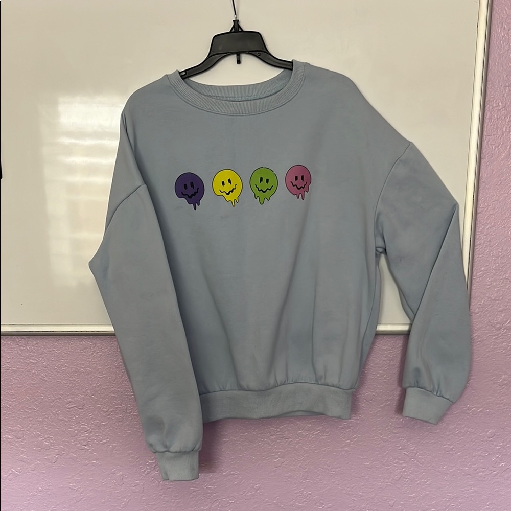 Colorful Smiley Sweatshirt